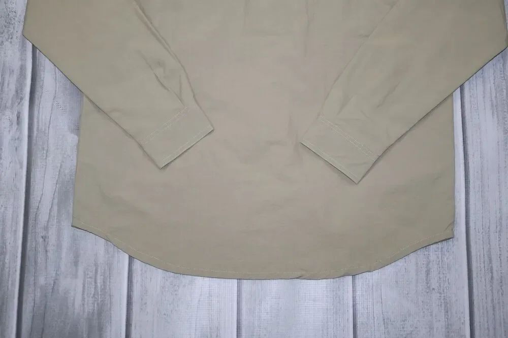 NEW Børn (Born) Outdoors Women's Button Down Shirt Olive Green 100% Nylon - Picture 10 of 10